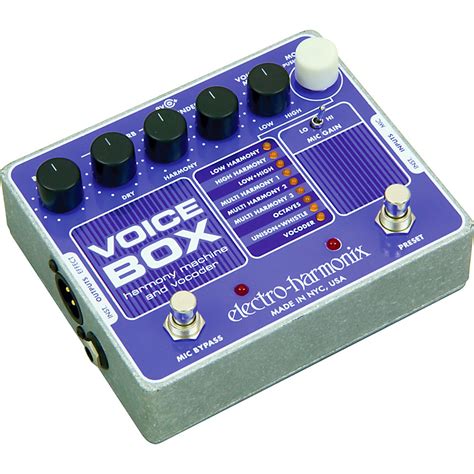 electro harmonix voice box setup|vocal delay pedal.